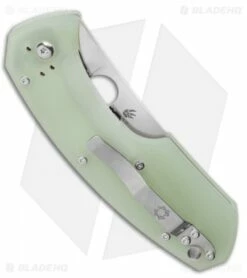 Spyderco Anso Rock Lobster Liner Lock Knife Natural G-10 (3.75" Satin CPM-M4) 7 Spyderco Anso Rock Lobster Liner Lock Knife Natural G-10 (3.75" Satin CPM-M4) -Kershaw Sales Shop Spyderco M4 Rock Lobster Knife Natural G 10 3.75 Satin C126GM4P Anso LS Side