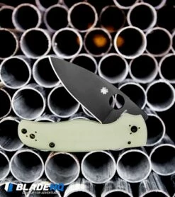 Spyderco M4 Shaman Compression Lock Knife Natural G-10 (3.6" Black) C229GM4PBK 12 Spyderco M4 Shaman Compression Lock Knife Natural G-10 (3.6" Black) C229GM4PBK -Kershaw Sales Shop Spyderco M4 Shaman Compression Lock Knife Natural G 10 Black C229GM4PBK BHQ 94947 kp holes web