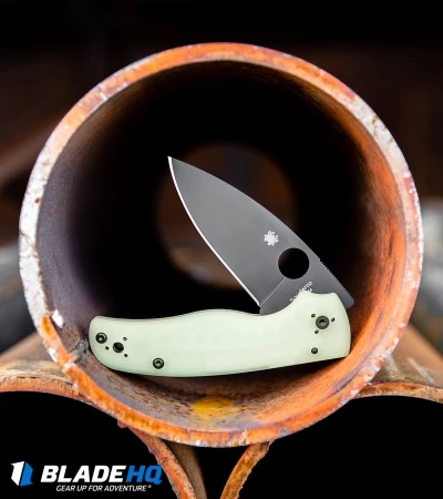 Spyderco M4 Shaman Compression Lock Knife Natural G-10 (3.6" Black) C229GM4PBK 5 Spyderco M4 Shaman Compression Lock Knife Natural G-10 (3.6" Black) C229GM4PBK - Image 5