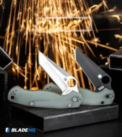 Spyderco M4 Tanto Paramilitary 2 Knife Natural G-10 (3.4" Satin) C81GM4PT2 -Kershaw Sales Shop Spyderco M4 Tanto Paramilitary 2 Knife Natural G 10 Satin C81GM4PT2 BHQ 99308 kp sparks web