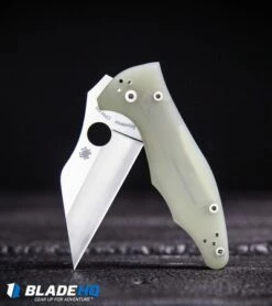 Spyderco M4 Yojimbo 2 Knife Natural G-10 (3.125" Satin) C85GM4P2 -Kershaw Sales Shop Spyderco M4 Yojimbo 2 Knife Natural G 10 Satin C85GM4P2 BHQ77839 kp burnt wood standing up web