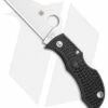 Spyderco ManBug Wharncliffe Lightweight Black FRN Knife (1.95" Satin) MBKWP