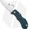 Spyderco Manbug British Racing Green FRN ZDP-189 Knife (1.95" Satin Plain) MGREP