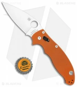 Spyderco Manix 2 Ball Bearing Lock Knife Orange G-10 (3.4" Satin REX 45) Sprint 7 Spyderco Manix 2 Ball Bearing Lock Knife Orange G-10 (3.4" Satin REX 45) Sprint -Kershaw Sales Shop Spyderco Manix 2 Ball Bearing Orange G 10 Satin C101GPBORE2 BHQ 106180 jr bottlecap
