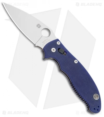 Spyderco Manix 2 Knife Dark Blue G-10 (3.37" CPM-S110V) C101GPDBL2 1 Spyderco Manix 2 Knife Dark Blue G-10 (3.37" CPM-S110V) C101GPDBL2