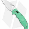 Spyderco Manix 2 M4 Lightweight Knife Mint Green (3.37" Satin) C101PJGR2