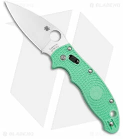 Spyderco Manix 2 M4 Lightweight Knife Mint Green (3.37" Satin) C101PJGR2