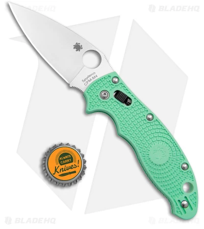Spyderco Manix 2 M4 Lightweight Knife Mint Green (3.37" Satin) C101PJGR2 4 Spyderco Manix 2 M4 Lightweight Knife Mint Green (3.37" Satin) C101PJGR2 - Image 4