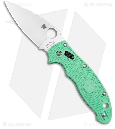 Spyderco Manix 2 M4 Lightweight Knife Mint Green (3.37" Satin) C101PJGR2 1 Spyderco Manix 2 M4 Lightweight Knife Mint Green (3.37" Satin) C101PJGR2