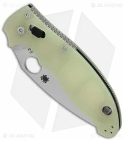 Spyderco Manix 2 M4 Natural G-10 Knife (3.375" Satin) C101GM4P2 Exclusive 6 Spyderco Manix 2 M4 Natural G-10 Knife (3.375" Satin) C101GM4P2 Exclusive -Kershaw Sales Shop Spyderco Manix 2 M4 Natural G10 satin exclusive BHQ 51538 er spine