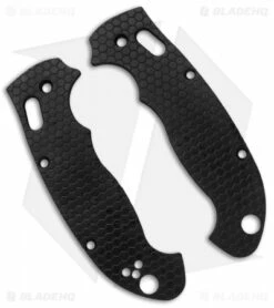 Spyderco Manix 2 XL Custom Honeycomb Pattern G10 Scales Allen Putman (Black)
