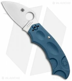Spyderco Meerkat Sprint Run Knife Blue FRN (2" Satin V-Toku2) C64PBLE