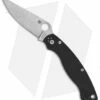 Spyderco Military 2 Compression Lock Knife Black G-10 (4" Satin S30V)