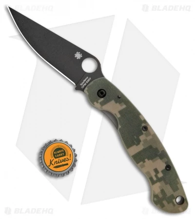 Spyderco Military Knife Digital Camo G-10 (4" Black) C36GPCMOBK 4 Spyderco Military Knife Digital Camo G-10 (4" Black) C36GPCMOBK - Image 4