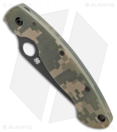 Spyderco Military Knife Digital Camo G-10 (4" Black) C36GPCMOBK 2 Spyderco Military Knife Digital Camo G-10 (4" Black) C36GPCMOBK - Image 2