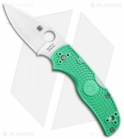 Spyderco Native 5 Exclusive M4 LW Lockback Knife Mint Green FRN (3" Satin)
