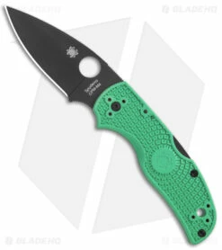 Spyderco Native 5 Exclusive M4 LW Lockback Knife Mint Green FRN (3" Black)
