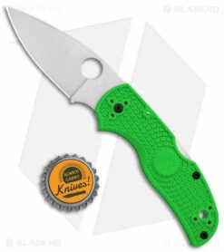 Spyderco Native 5 Salt Lockback Knife Green FRN (3" Satin LC200N) C41PGR5 7 Spyderco Native 5 Salt Lockback Knife Green FRN (3" Satin LC200N) C41PGR5 -Kershaw Sales Shop Spyderco Native 5 Salt LB Green FRN Satin BHQ 145692 jr bottlecap