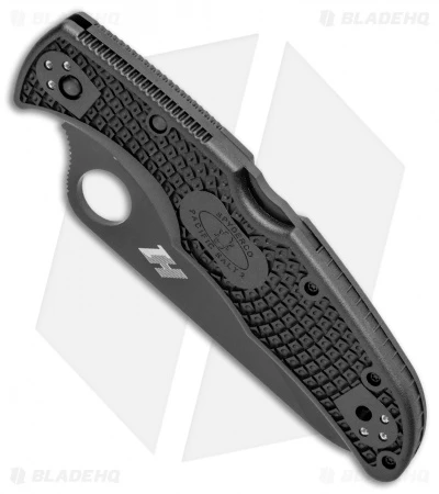 Spyderco Pacific Salt 2 Lockback Knife Black FRN (3.4" Black) C91PBBK2 2 Spyderco Pacific Salt 2 Lockback Knife Black FRN (3.4" Black) C91PBBK2 - Image 2