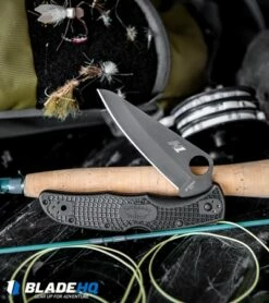 Spyderco Pacific Salt 2 Lockback Knife Black FRN (3.4" Black) C91PBBK2 11 Spyderco Pacific Salt 2 Lockback Knife Black FRN (3.4" Black) C91PBBK2 -Kershaw Sales Shop Spyderco Pacific Salt 2 Lockback Knife Black FRN Black C91PBBK2 BHQ 106201 kp fishingweb