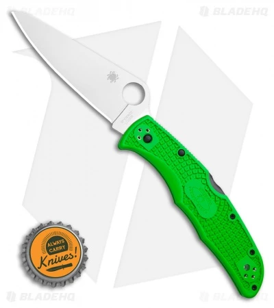 Spyderco Pacific Salt 2 Lockback Knife Green FRN (3.4" Satin LC200N) C91FPGR2 4 Spyderco Pacific Salt 2 Lockback Knife Green FRN (3.4" Satin LC200N) C91FPGR2 - Image 4