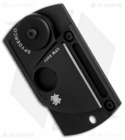 Spyderco Panchenko Dog Tag Folder Slip Joint Knife (1.22" Black) C188ALTIBBKP -Kershaw Sales Shop Spyderco Panchenko Dog Tag Slip Joint black BHQ 26105 er spine