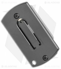 Spyderco Panchenko Dog Tag Folder Gen4 Knife (1.19" Stonewash) C188ALP -Kershaw Sales Shop Spyderco Panchenko Dog Tag folder Gen4 sw BHQ 71328 er side jr