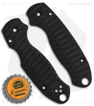 Spyderco Para 3 Custom G-10 Replacement Scales By Allen Putman (Black) 2 Spyderco Para 3 Custom G-10 Replacement Scales By Allen Putman (Black) - Image 2
