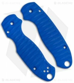 Spyderco Para 3 Custom G-10 Replacement Scales By Allen Putman (Blue)