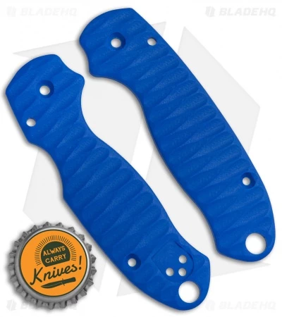 Spyderco Para 3 Custom G-10 Replacement Scales By Allen Putman (Blue) 2 Spyderco Para 3 Custom G-10 Replacement Scales By Allen Putman (Blue) - Image 2