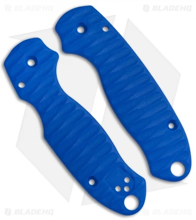 Spyderco Para 3 Custom G-10 Replacement Scales By Allen Putman (Blue) 1 Spyderco Para 3 Custom G-10 Replacement Scales By Allen Putman (Blue)