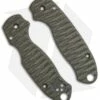 Spyderco Para 3 Custom Micarta Replacement Scales By Allen Putman (Green)