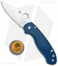 Spyderco Para 3 Lightweight Compression Lock Knife Blue (3" Satin SPY27) 7 Spyderco Para 3 Lightweight Compression Lock Knife Blue (3" Satin SPY27) -Kershaw Sales Shop Spyderco Para 3 Lightweight Compression LB Blue Satin C223PCBL BHQ 106189 jr bottlecap
