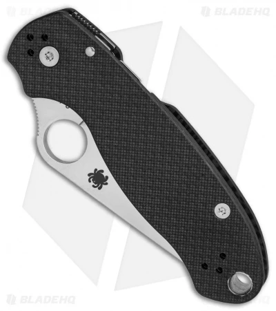 Spyderco Para 3 Sprint Run Knife Carbon Fiber (3" Satin S90V) C223CF90VP 3 Spyderco Para 3 Sprint Run Knife Carbon Fiber (3" Satin S90V) C223CF90VP - Image 3