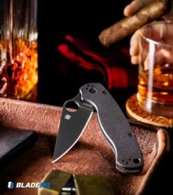 Spyderco Paramilitary 2 Compression Lock Knife G-10 (3.4" Black) C81GPBK2 9 Spyderco Paramilitary 2 Compression Lock Knife G-10 (3.4" Black) C81GPBK2 -Kershaw Sales Shop Spyderco Paramilitary 2 Knife Black G 10 Black S30V C81GPBK2 BHQ 10801 kp nightcap web