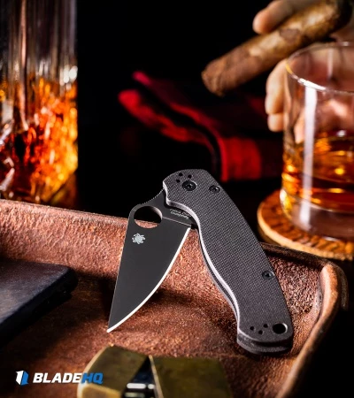 Spyderco Paramilitary 2 Compression Lock Knife G-10 (3.4" Black) C81GPBK2 3 Spyderco Paramilitary 2 Compression Lock Knife G-10 (3.4" Black) C81GPBK2 - Image 3