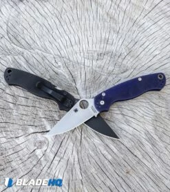 Spyderco Paramilitary 2 Compression Lock Knife G-10 (3.4" Black) C81GPBK2 13 Spyderco Paramilitary 2 Compression Lock Knife G-10 (3.4" Black) C81GPBK2 -Kershaw Sales Shop Spyderco Paramilitary 2 Knife Blue Purple G 10 Satin CPM S110V C81GPDBL2 BHQ 31164 kp white stump web 1