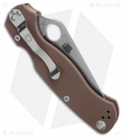 Spyderco Paramilitary 2 Knife - CPM-15V / Brown G-10 C81GPBN15V2 6 Spyderco Paramilitary 2 Knife - CPM-15V / Brown G-10 C81GPBN15V2 -Kershaw Sales Shop Spyderco Paramilitary 2 Knife CPM 15 V Brown G10 BHQ 179354 td side1