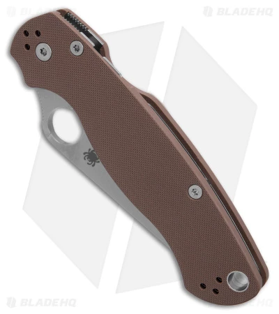 Spyderco Paramilitary 2 Knife - CPM-15V / Brown G-10 C81GPBN15V2 2 Spyderco Paramilitary 2 Knife - CPM-15V / Brown G-10 C81GPBN15V2 - Image 2