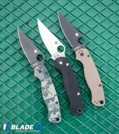 Spyderco Paramilitary 2 Knife Brown G-10 (3.4" Black S35VN) C81GPBNBK2 -Kershaw Sales Shop Spyderco Paramilitary 2 Knife Digi Camo G 10 Black S30V C81GPCMOBK2 BHQ 8740 kp agua web 1