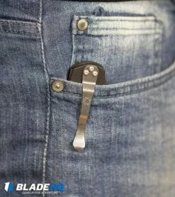 Spyderco Paramilitary 2 Knife Dark Gray G-10 (3.4" Stonewash Maxamet) C81GPDGY2 -Kershaw Sales Shop Spyderco Paramilitary 2 Knife G 10 Satin S30V C81GP2 BHQ 7920 kp in pocket web 10