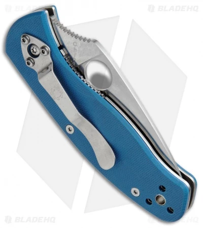 Spyderco Persistence Folding Knife Blue G-10 (2.75" Satin) C136GPBL 3 Spyderco Persistence Folding Knife Blue G-10 (2.75" Satin) C136GPBL - Image 3