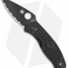 Spyderco Persistence Lightweight Liner Lock Black (2.75" Black Full Serr)