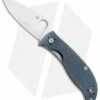 Spyderco Polestar Liner Lock Knife Gray G-10 (3.3" Satin) C220GPGY