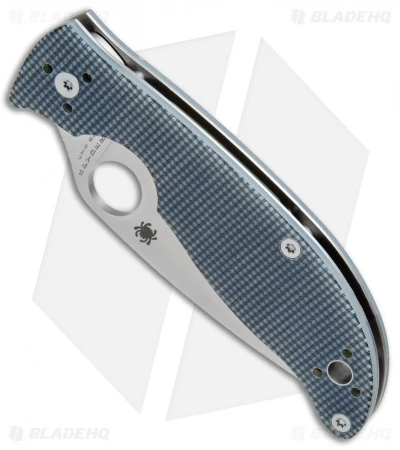 Spyderco Polestar Liner Lock Knife Gray G-10 (3.3" Satin) C220GPGY 2 Spyderco Polestar Liner Lock Knife Gray G-10 (3.3" Satin) C220GPGY - Image 2
