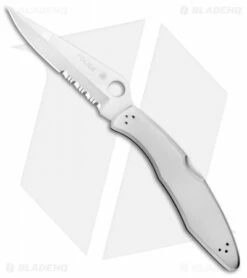 Spyderco Police Stainless Steel Folding Knife C07PS (4.125" Satin Serr)