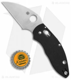 Spyderco Q-Ball Bearing Lock Knife Black G-10 (2.72" Satin) C219GP 8 Spyderco Q-Ball Bearing Lock Knife Black G-10 (2.72" Satin) C219GP -Kershaw Sales Shop Spyderco Q Ball black G 10 satin C219GP BHQ 50831 er size