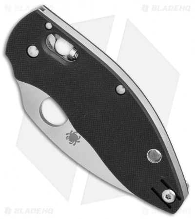 Spyderco Q-Ball Bearing Lock Knife Black G-10 (2.72" Satin) C219GP 2 Spyderco Q-Ball Bearing Lock Knife Black G-10 (2.72" Satin) C219GP - Image 2