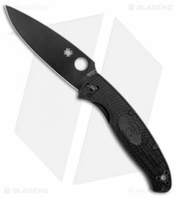 Spyderco Resilience Lightweight Liner Lock Knife Blackout (4.3" Black) C142PBBK