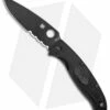 Spyderco Resilience Lightweight Liner Lock Knife Blackout (4.3" Black Serr)